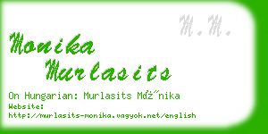monika murlasits business card